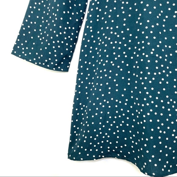 Showpo Green Spot Get the Point Mini A-Line Dress - Picture 7 of 10